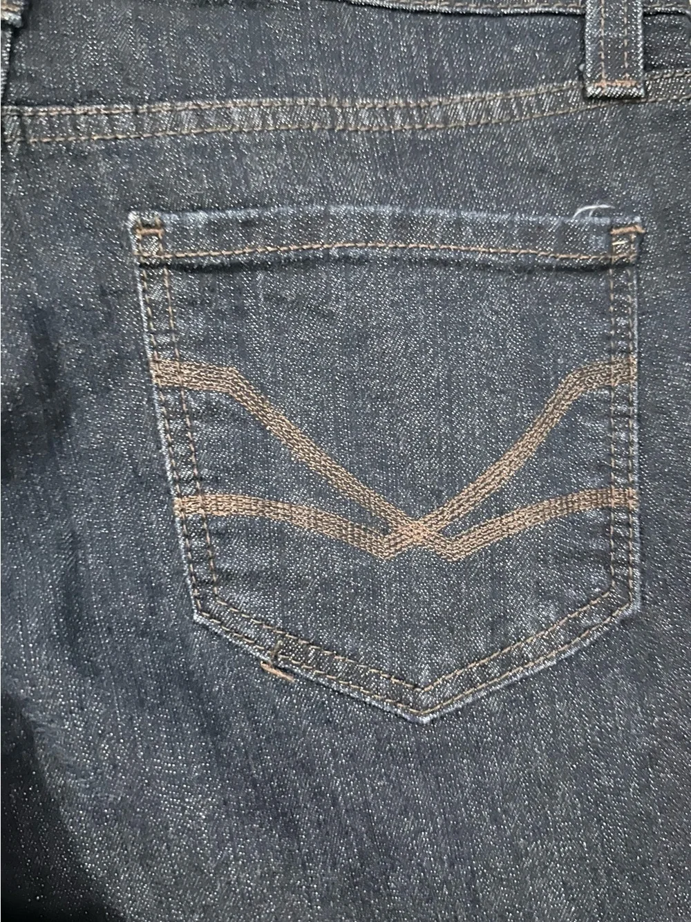 Nine West Vintage America Mid Rise Straight Leg Dark Wash Jeans Size 8/28